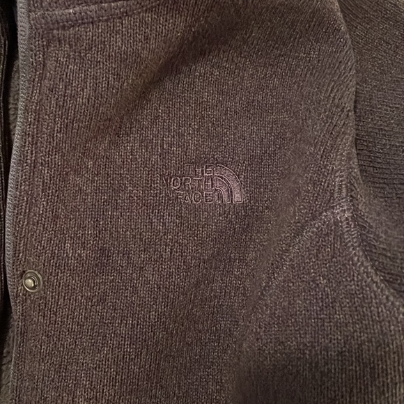 THE NORTH FACE WOMEN’S SWEATER FLEECE HOODED ZIP-UP JACKET SIZE MEDIUM PURPLE - Picture 14 of 16